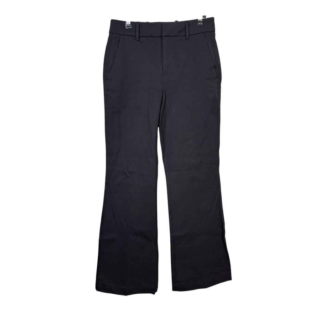 Everlane Bi-Stretch Flare Pants Womens Size 4 Black Stretch High Rise
